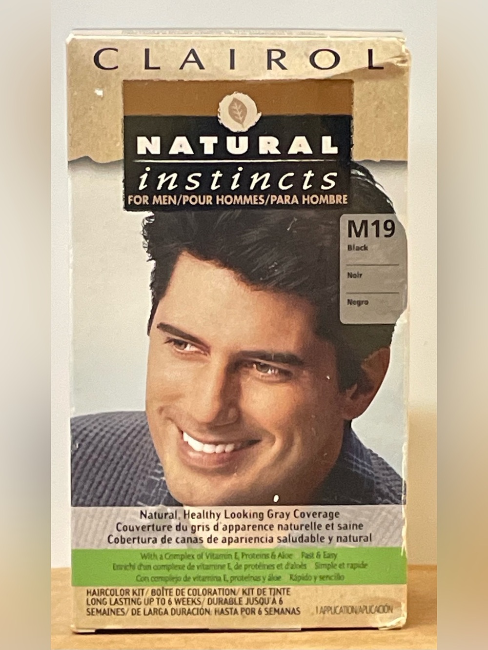 Natural Instincts for Men Hair Color - M19 Black